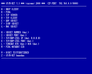 TCPIP-Testfunktionen